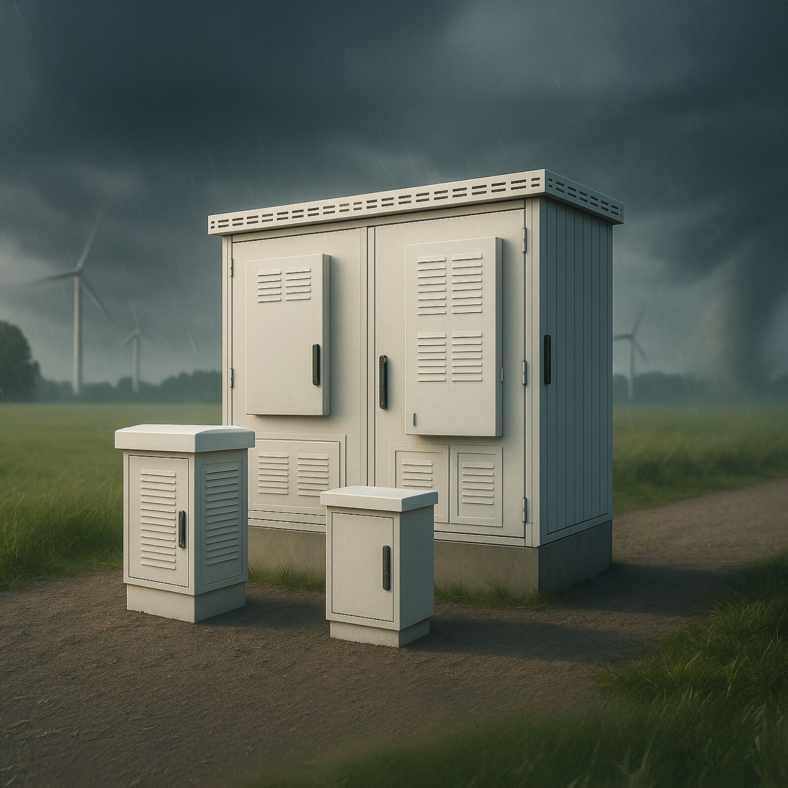 Outdoor cabinets as energy storage enclosure LUKA GmbH      